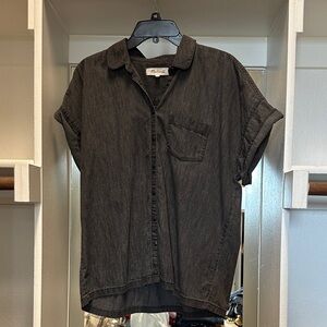Madewell Charcoal Casual Button-Down Shirt